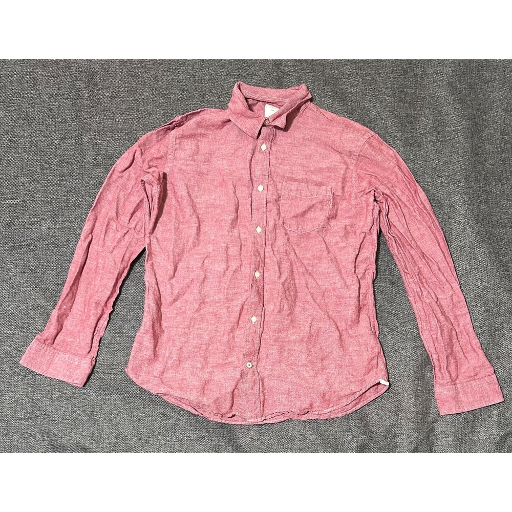 Gap Men's L Red Long Sleeve Shirt - Picture 1 of 5